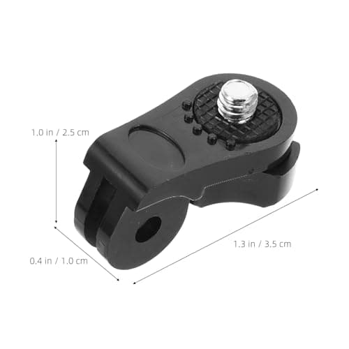 LIFKICH 10pcs Action Camera Adapter with Tripod Screw Mount and Phone Clamp, Abs Material for Secure and Stable Dual Capability Mounting Accessories — view 2