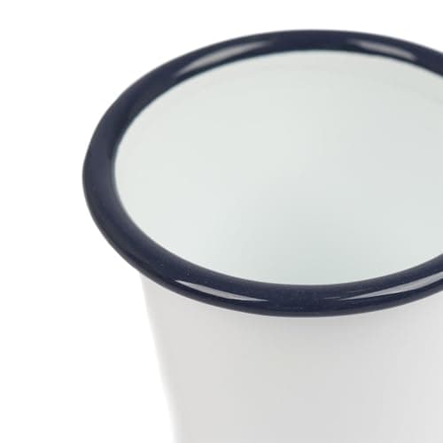 Argon Tableware Enamel Tumblers - 300ml - Blue - Set of 2 Metal Drinking Cup Teacup Coffee Tumbler Set Hot, Cold Drinks Cups for Home, Kitchen, Dining, Travel, Camping, Hiking & Outdoor Use — view 4