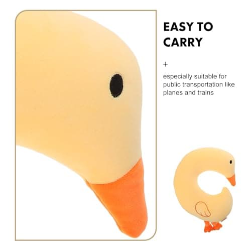 SHINEOFI Cute Goose U Shaped Neck Pillow for Adults Travel Comfort — view 3