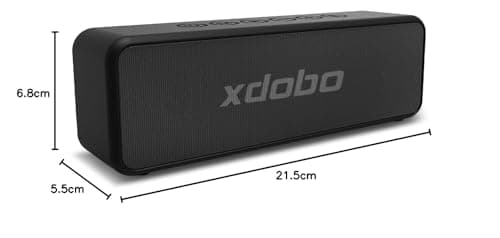 xdobo X5 Bluetooth Speaker, 30W Wireless Portable Speaker, IPX6 Waterproof, TWS Pairing, 8H Playtime, Type-C Charging – Black — view 6