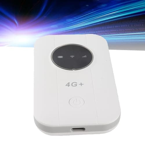 YUYTE 5g Mobile Hotspot [2024 Upgraded Version] 4G WiFi Mobile Hotspot 300Mbps, Portable WiFi Router, Supports Up to 10 Devices, Suitable for Travel and Business, Built-in 3650mAh — view 2