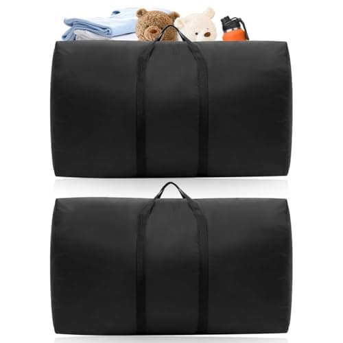2 PCS Moving Bags, 100L Oxford Large Clothes Storage Bag for Moving House