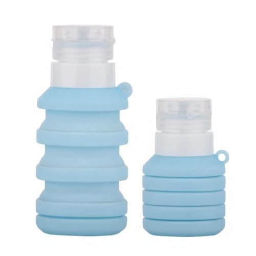 RestfulLux Collapsible Silicone Travel Bottle Leak Proof Toiletry Container — view 2