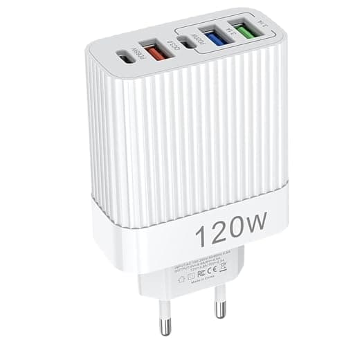 USB Charger Multi Port Charger with Type-C Port for Phone