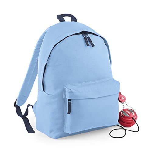 BagBase BG125 Original Fashion Backpack - Sky Blue/French Navy — view 2