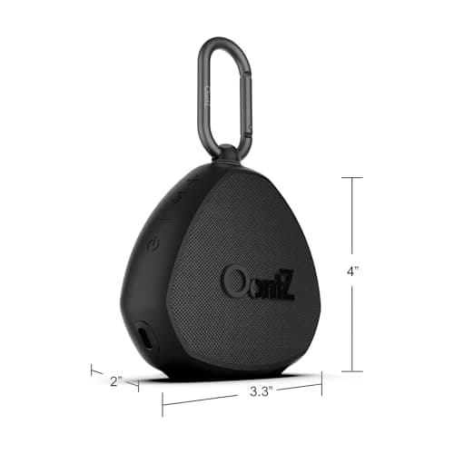 OontZ Clip Portable Wireless Bluetooth Speaker with Carabiner, 12W IPX7 Waterproof Outdoor Travel Speaker — view 6