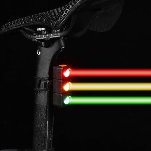 Cycling Rear Light Sensing Rechargeable Traffic Lamp Waterproof — view 3