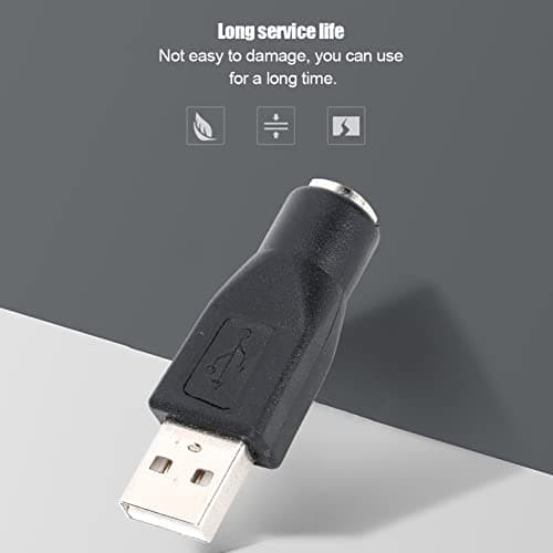 Ausla USB Male to Female Adapter Converter Plug and Play Keyboard Mouse Interface Small Portable 5 Pack for Home Office Travel Users — view 2