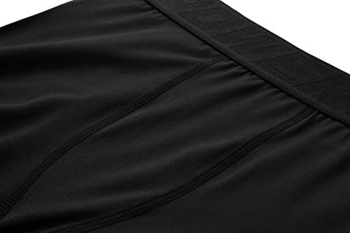 PowerLayer Men's Compression Base Layer Shorts Thermal Shorts Underwear - Black Stealth, S — view 5