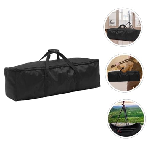 TEHAUX 2pcs Tripod Carrying Case Set with Zipper Design Large Capacity Oxford Cloth Bag for Portable Tripod Storage Foldable Lightweight Suitable for Travel and Photography — view 4