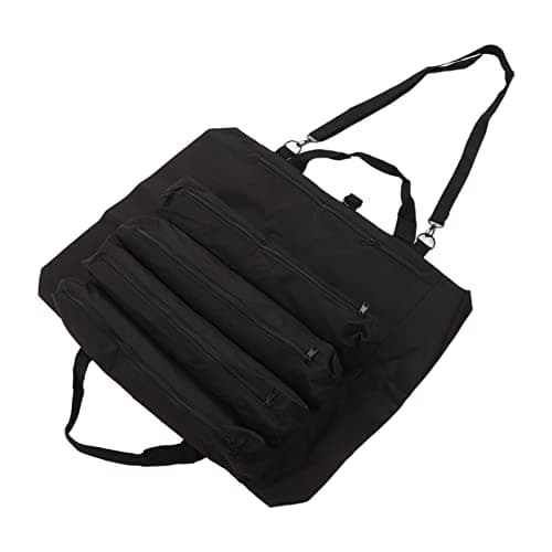 Cocoarm Tool Bag, Polyester Multi Purpose Tool Pouch, 56 X 46.5 X 42 Cm, Multi Pocket Hanging Foldable Storage Carrier for Carpenters Plumbers Electricians Car Travel Home (Black) — view 2