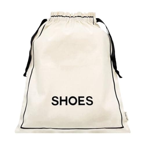 Bag-all Shoe Bags for Travel | Traveling Bag for Shoes | Travel Shoe Bags | Shoe Cover for Traveling | Cream