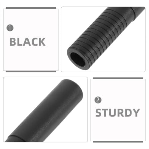 4 Pcs Universal Golf Club Shaft Extender for Graphite Irons, Black PP — view 3