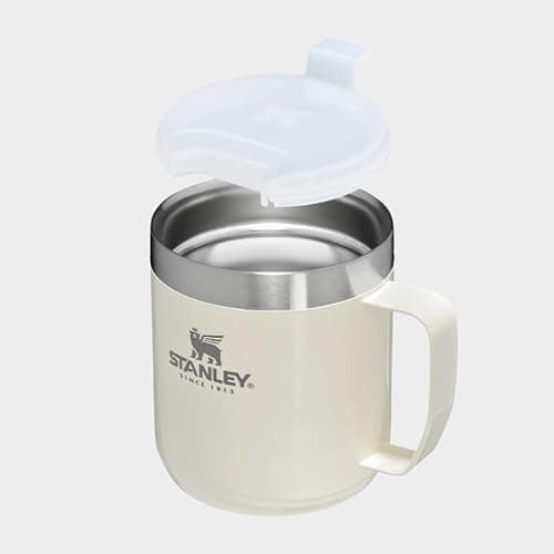 Stanley Everyday Camp Mug 0.35L Travel Mug - Cream Gloss - OS — view 4