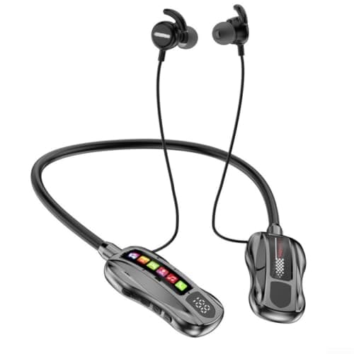 Neckband Headphones 20H Music Clear Call AI Noise Cancelling(Gold) — view 3