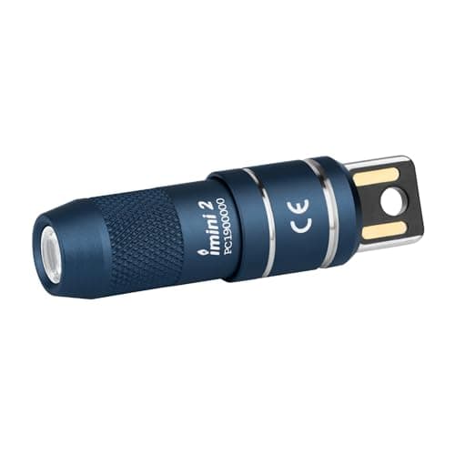 OLIGHT imini 2 Keychain Rechargeable Small EDC Torch, Midnight Blue