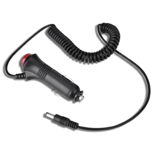 Beufee Car Cigarette Lighter, 12 Volt Power Supply Cigarette Lighter Plug, 1.9M Car 5.5 X 2.1mm DC Male Plug Spring Adapter Cable
