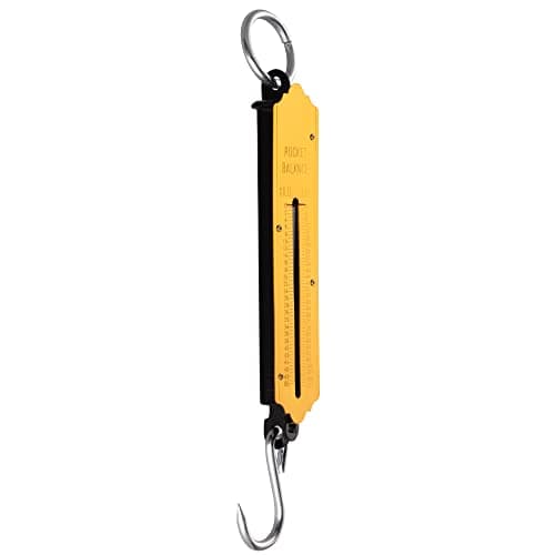 Jazooli Hanging Weight Scale - Commercial, Luggage Scale, Suitcase Weighing Scales with Metric and Imperial Measurements -Heavy Duty Design Camping & Travel Essentials 50 KG — view 2