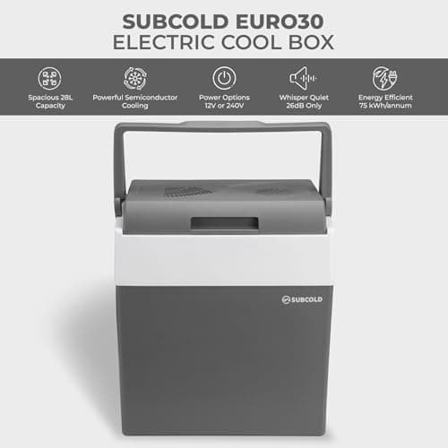 Subcold Euro30 Electric Cool Box | 28L | 12V/240V | Holds 45 Cans — view 6