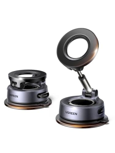 UGREEN Magsafe Car Mount, Magnetic Car Phone Holder, 44 lbs Strong Suction
