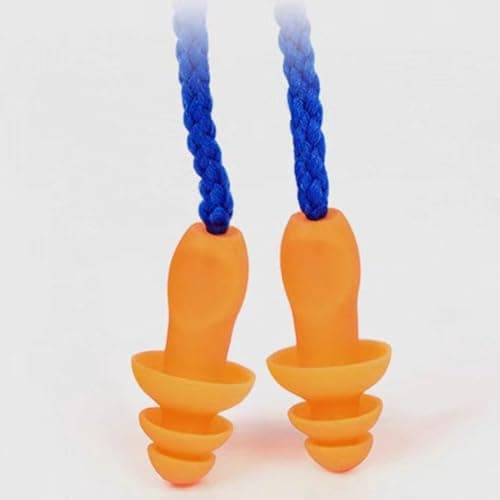 Xuamaea 5-Pack Corded Silicone Ear Plugs – Reusable Noise Cancelling Earbuds with Lanyard for Sleeping, Studying & Hearing Protection — view 4