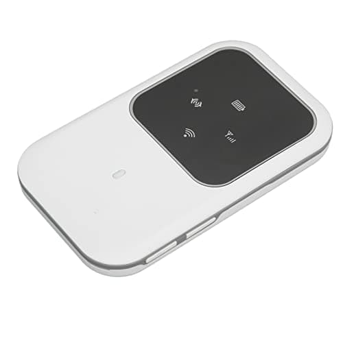 Haofy M80 Slim Portable 4G WiFi Router for Car Travel with LED Display, 10 Users, White, 1 X 4G WiFi Router 1 X Battery, 7/8/10, — view 5