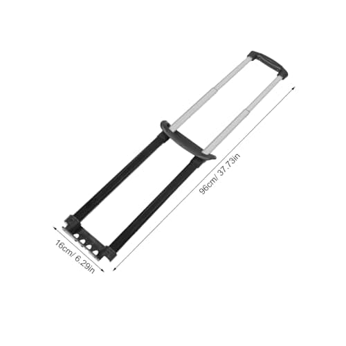 PACKOVE Telescoping Suitcase Handle Replacement, Folding Aluminium Alloy — view 2