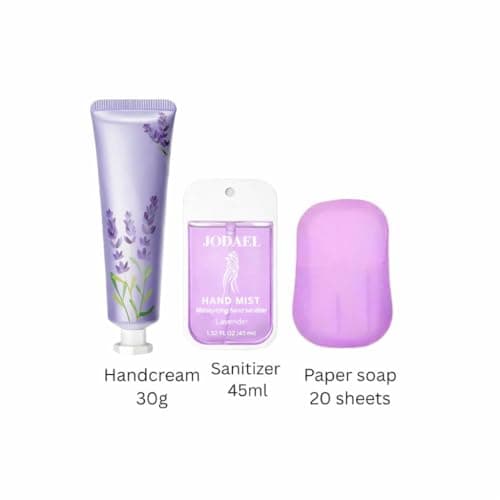 Mist Hydrating Hand Sanitizer Spray Hand Care Set Women and Mens Gifts Birthday Gifts Germ & Virus Protection Travel Size- (lavender) — view 2