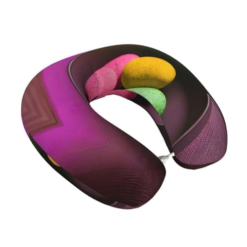 SamLng Yoga Meditation Memory Foam Travel Pillow â€“ U-Shaped Neck Support â€“ Perfect for Watching Movies, Working, Driving, and Relaxing — view 2
