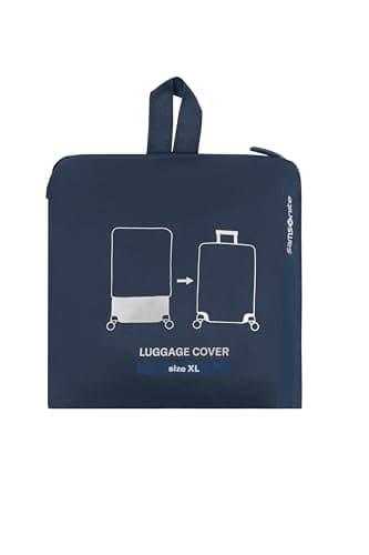 Samsonite TA Revolution - Foldable protective cover for suitcases, size XL, suitcase cover suitable for 81–86 cm, travel suitcase protection, with reflective detail, Blue (Midnight Blue) — view 4