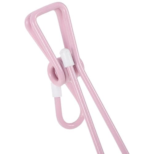 NUOBESTY Long Tail Clips Not Easy to Bend or Break 10 Pcs with Hooks Stainless Steel for Hanging, Strong Metal Spring Clip Hooks for Travel and Bathroom Use — view 5