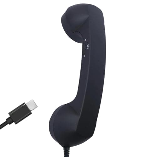 Portable Travel Ready Type C Handset, ABS Construction for Commuting and Eco-Friendly USB C Earphones