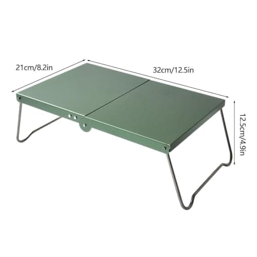 Space saving table, small camping table Bag included — view 5