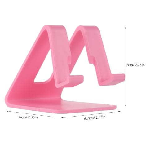 Desktop Phone Bracket with Triangular Lever Plastic Stand for Office Travel — view 2