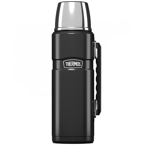 Thermos Stainless King Gun Metal Drinks Flask (1.2L) 24h Hot | 24h Cold