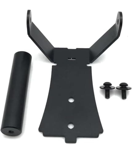Generisch 1 Set Motorcycle GPS Mount Navigation Mount Navigator Mount Holder Fade Not Easy to Rust Black