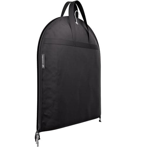 Hangerworld 42 Inch Zipped Black Suit Cover Travel Carrier Bag with Handles – Full-Length Zip and Secure Closure for On-The-Go — view 4