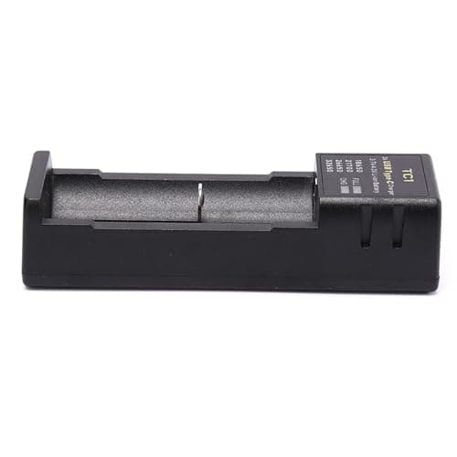 ljhnba Intelligent General Single Slot Battery Chargers with LED Indicates Suitable for 18650 21700 26650 32650 Lithium Batteries Portable Battery Device — view 4