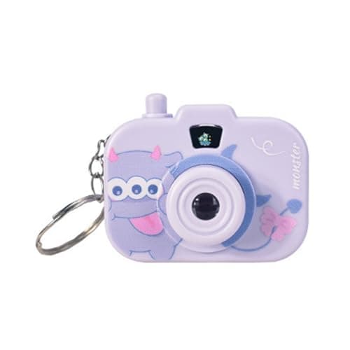 PLCPDM Portable Cartoon Projector Camera Keychain for Children Educational Travel Friendly Boys Girls Children Interactive Projection Toy