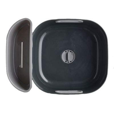 lakeland Clever Portable Washing Up Bowl with Knife Drainer 31.5cm x 30.5cm x 17.5cm Large Capacity — view 3