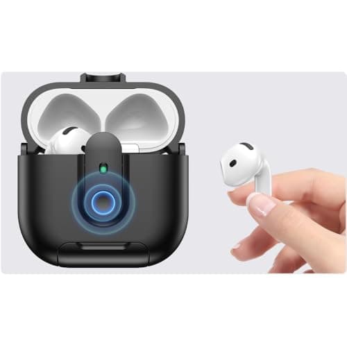 2-in-1 Earphones Case for Apple AirPods 4 (2024),Red+Black — view 5