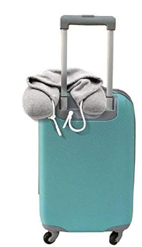 Globe Trek Soft Comfortable Hooded Neck Travel Pillow U Shape Airplane Neck Support Cushion with Hoodie — view 4