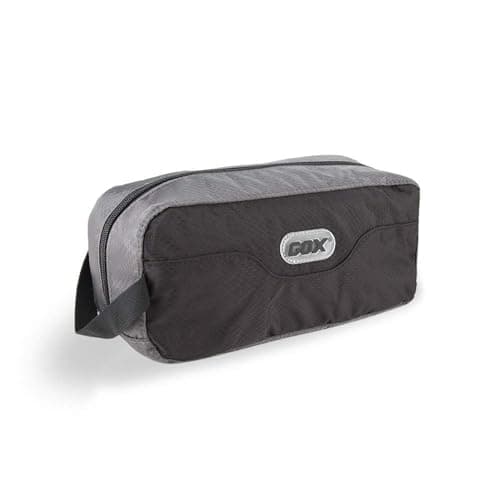 GOX Premium Toiletry Bag, Dopp Kit Case for Travel, Multifunction Cosmetics Organizer Pouch (Black/Grey)