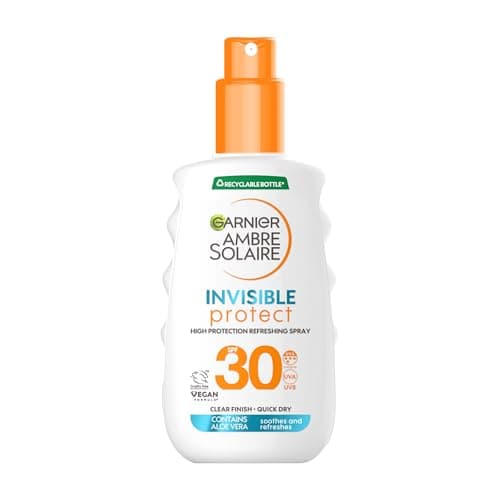Garnier Ambre Solaire Sun Cream Invisible Protect Sun Spray SPF 30 150ml