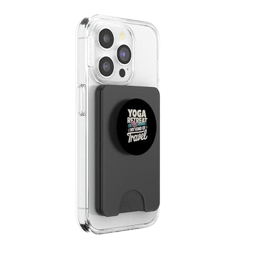 Yoga Retreat My Kind Of Travel PopSockets PopWallet for MagSafe — view 4