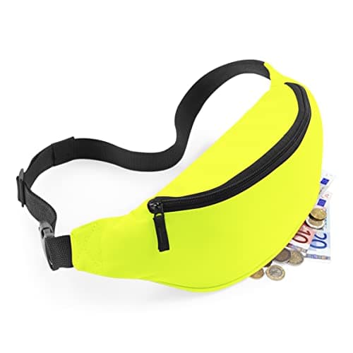 BagBase BG42 Belt Bag - Fluorescent Yellow — view 2
