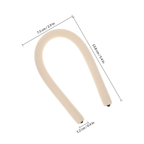 Outanaya Portable Car Headrest Hooks Flexible Hanging Organizer for Handbag Purse Coat Beige Adjustable Vehicle Storage for Rv Interior and Travel Accessories — view 2