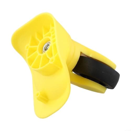 WheatThrive Suitcase Wheels Replacement, Rolling Luggage Spinner Wheels Trolley Case Repair Wheels for Travel Bag Luggage Accessories(Yellow L) — view 5