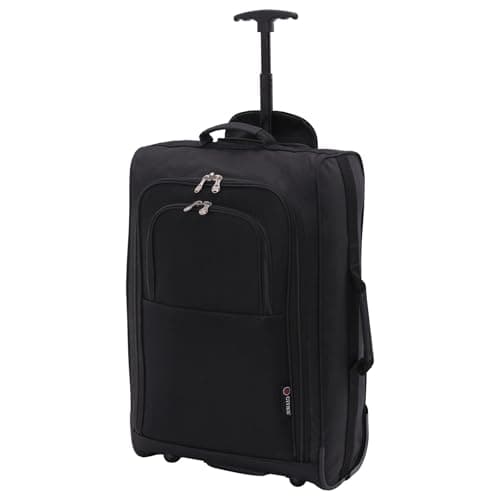 5 Cities 55cm 2-Wheel Lightweight Cabin Suitcase, Carry On Hand Luggage — view 4
