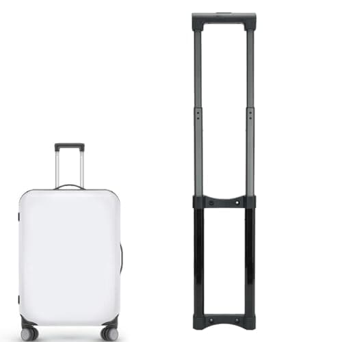 Dickly Luggage Telescopic Rod, Traveling Luggage Telescopic Handle, DIY Suitcase Telescopic Handle, Spare Parts Stretchable Compact Black Metal Pull Rod 32inch Long — view 4